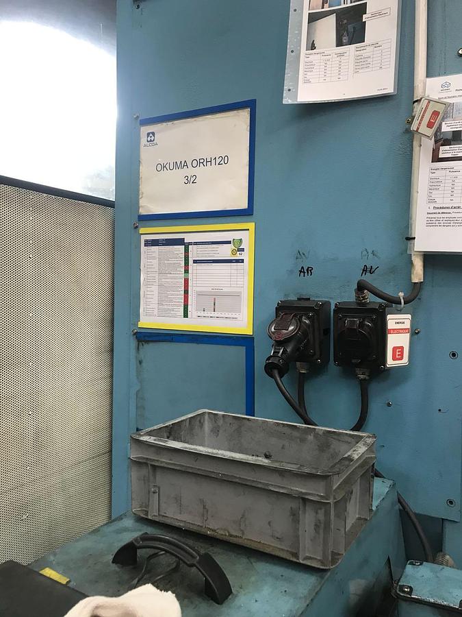 Gebraucht ASAHI OKUMA ORH-120 – 2 Matrizen / 3-Schlag Transfer-Mehrstufenpresse