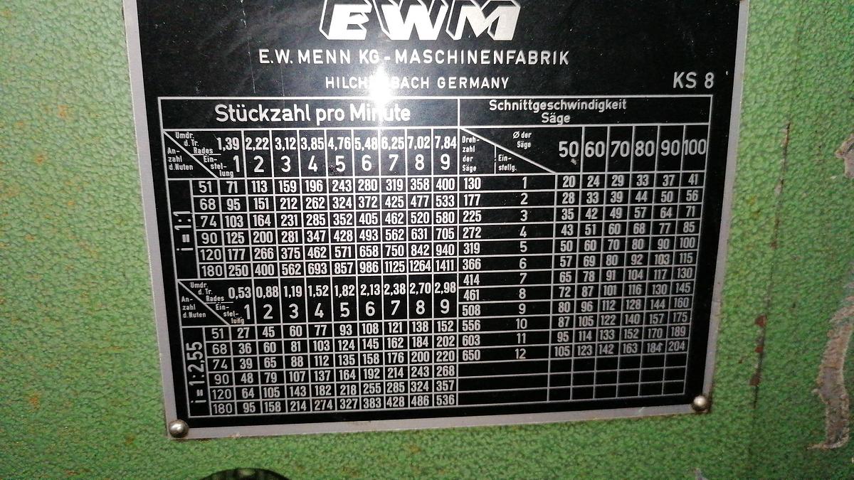 Used 1987 EWM-MENN KS 8