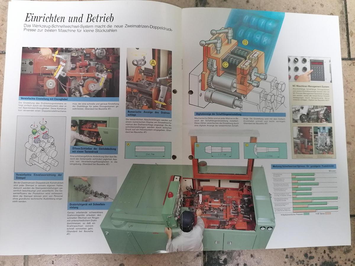 Gebraucht ASAHI OKUMA AOT-10B – 2 Matrizen / 2-Schlag Mehrstufenpresse (Cold Header)