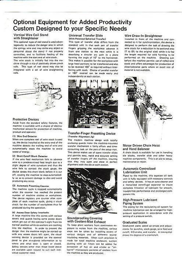 Gebraucht ASAHI OKUMA BF-1310-3 – 3 Matrizen / 3-Stufen Mehrstufenpresse (Progressive Header)