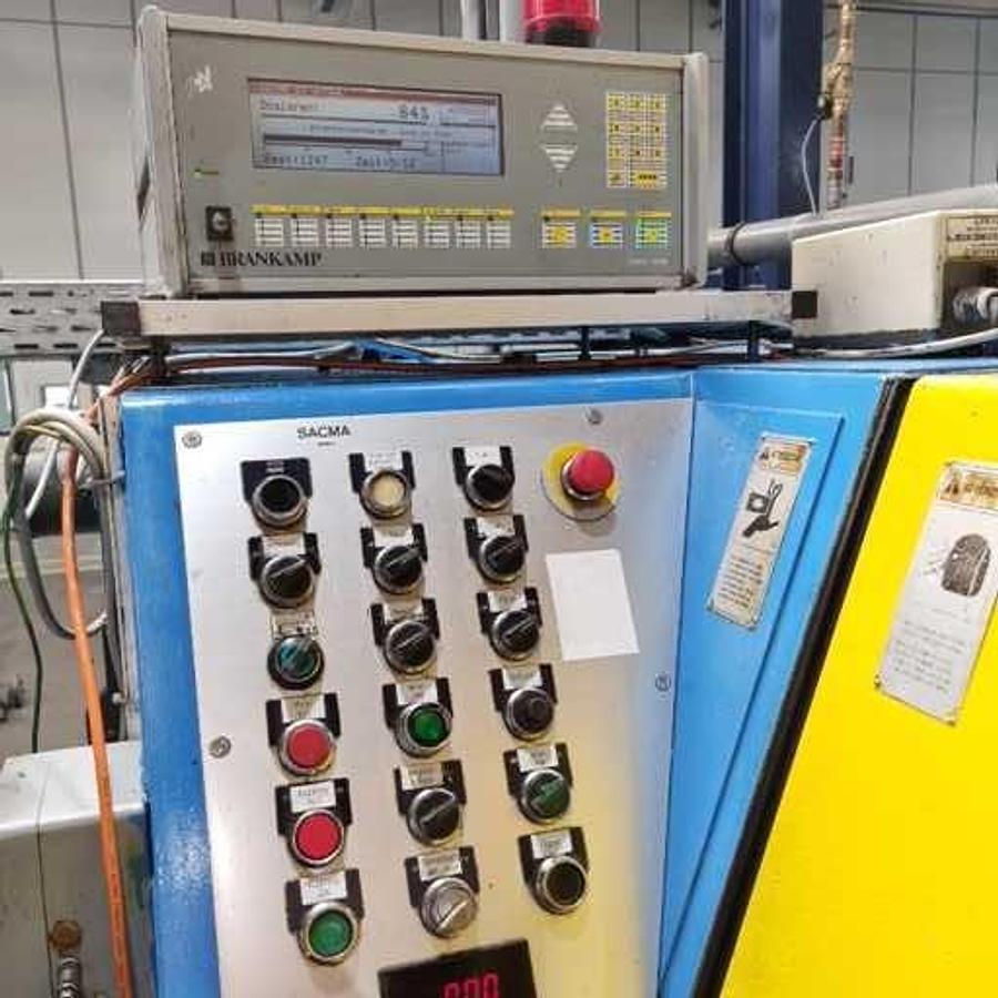 Gebraucht SACMA SP 350 M – 4 Matrizen / 5-Stufen Mehrstufenpresse (Progressive Header)