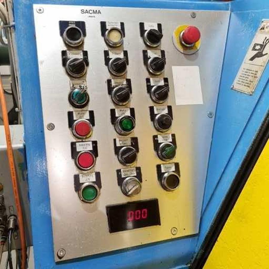 Gebraucht SACMA SP 350 M – 4 Matrizen / 5-Stufen Mehrstufenpresse (Progressive Header)