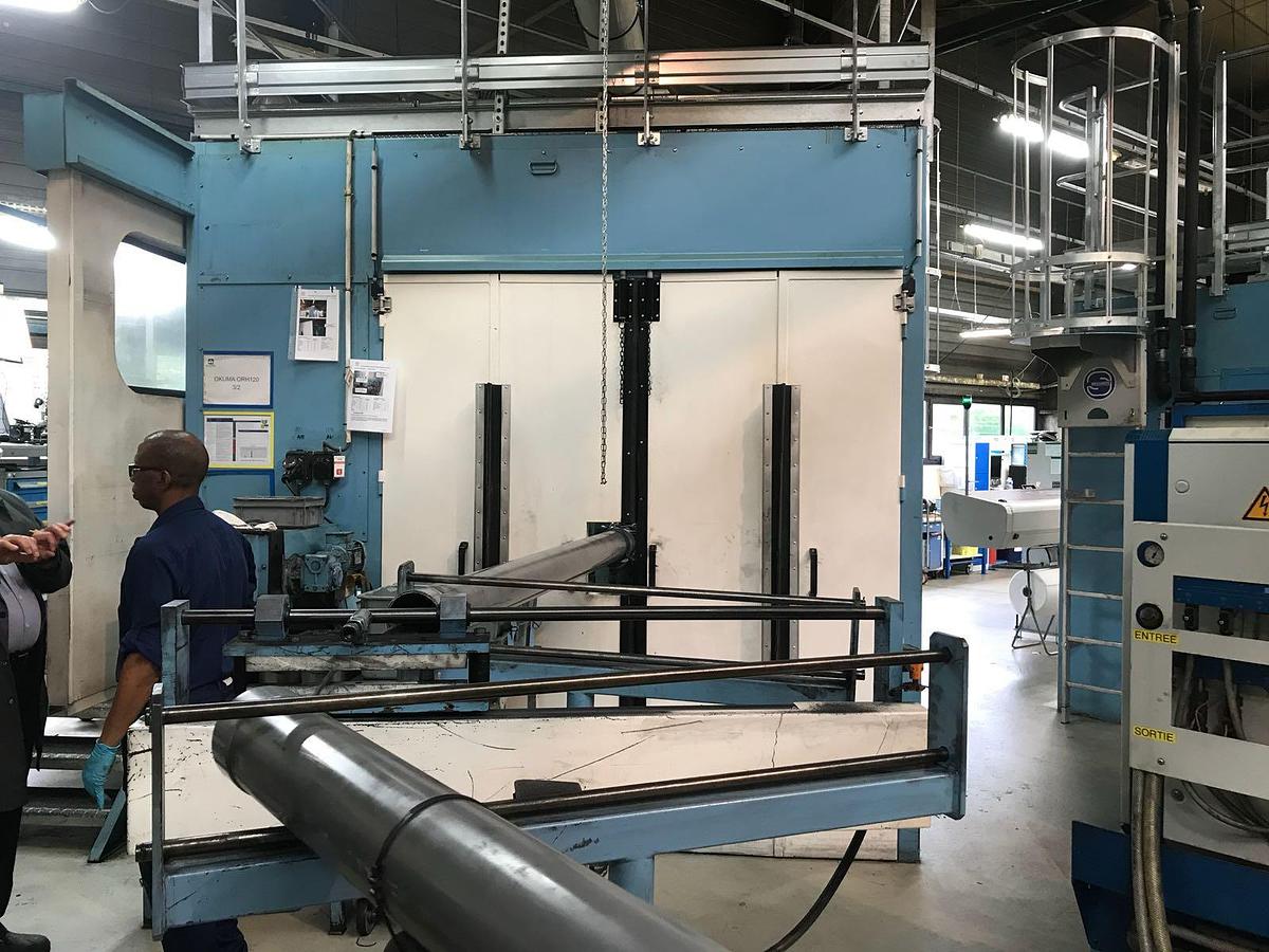 Gebraucht ASAHI OKUMA ORH-120 – 2 Matrizen / 3-Schlag Transfer-Mehrstufenpresse