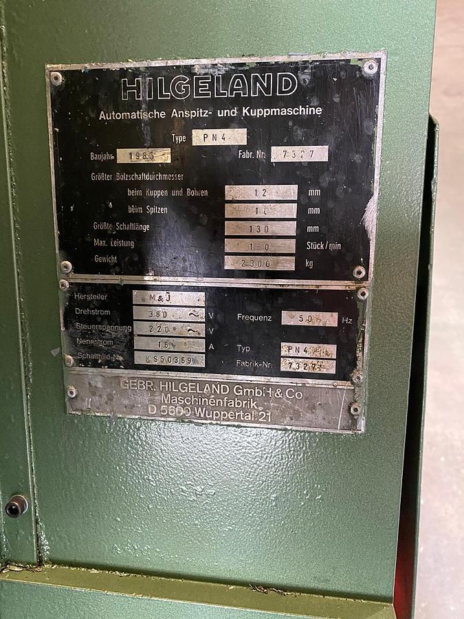 Used 1985 HILGELAND PN-4