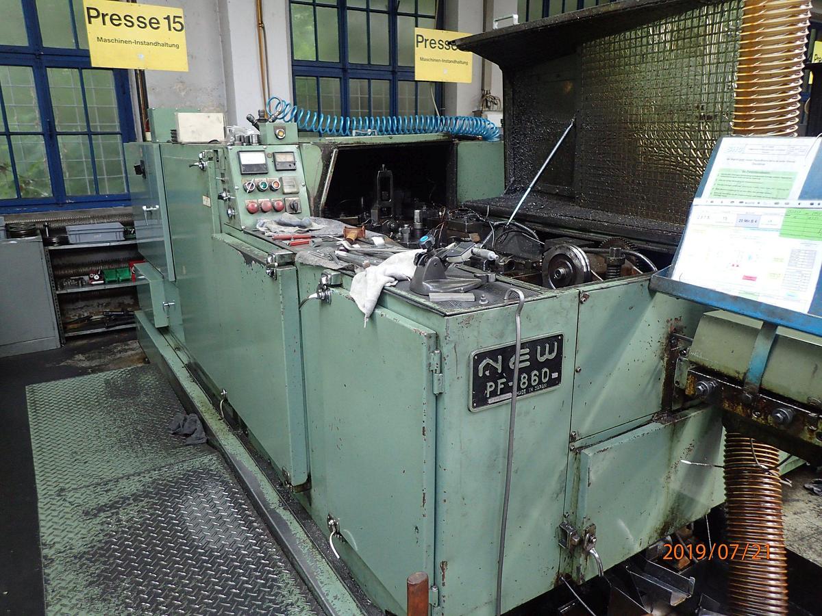 Gebraucht NAKASHIMADA PF 860 – 2 Matrizen / 3-Stufen Mehrstufenpresse (Cold Header)
