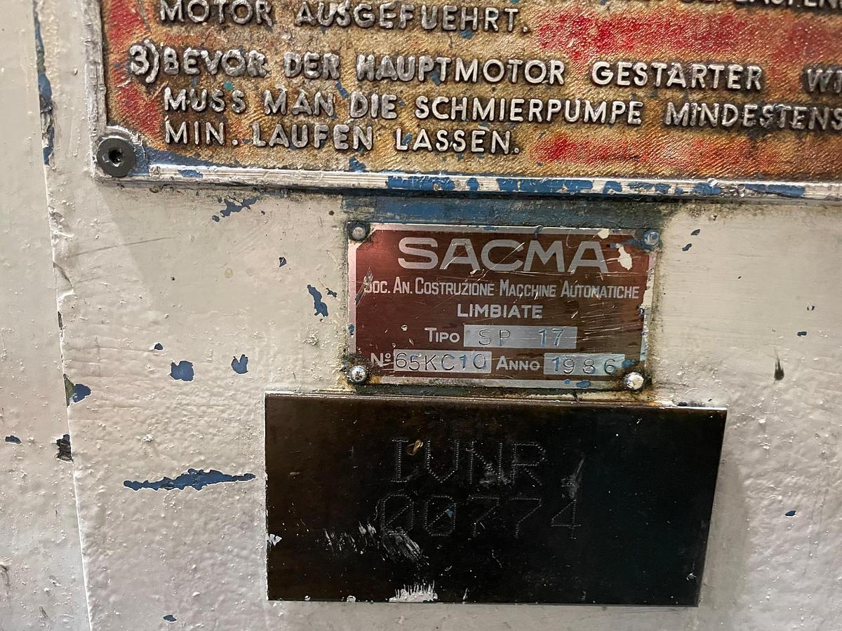Gebraucht SACMA SP17 – 4 Matrizen / 7-Stufen Mehrstufenpresse (Boltmaker)