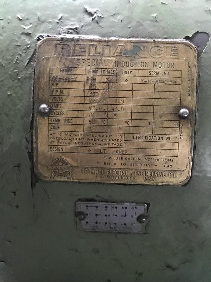 Gebraucht NATIONAL 625 – 5 Matrizen / 6-Stufen Parts Former mit Universaltransfer