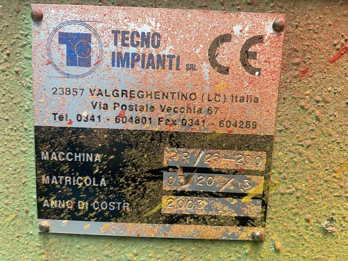 Used 2003 Tecno Impianti SKP26