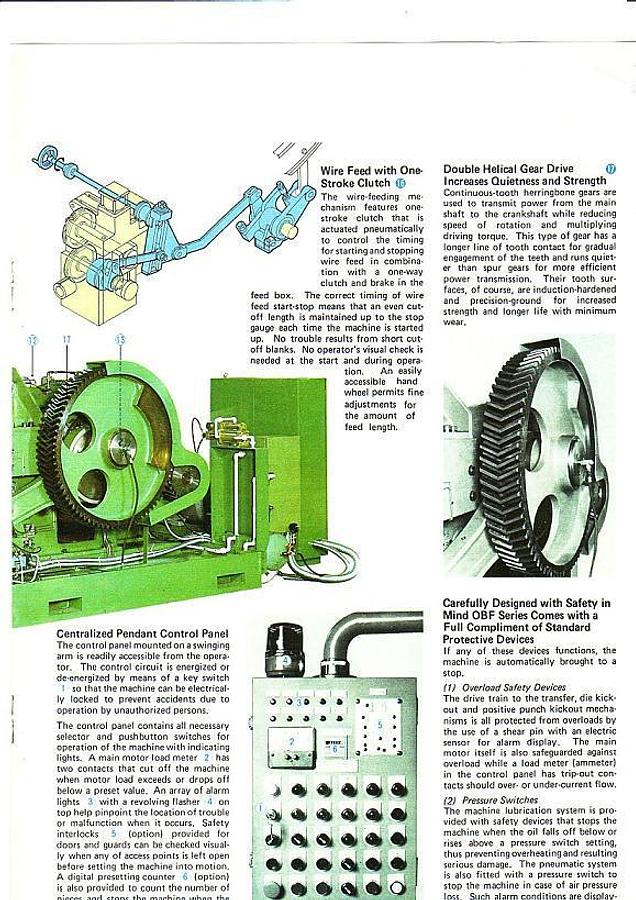 Gebraucht ASAHI OKUMA BF-1310-3 – 3 Matrizen / 3-Stufen Mehrstufenpresse (Progressive Header)