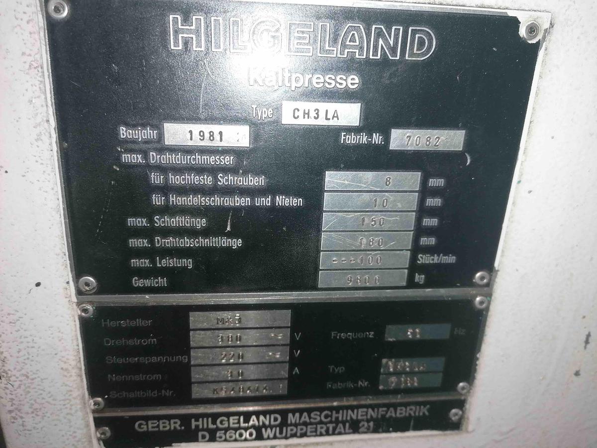 Used 1981 HILGELAND CH 3 LA