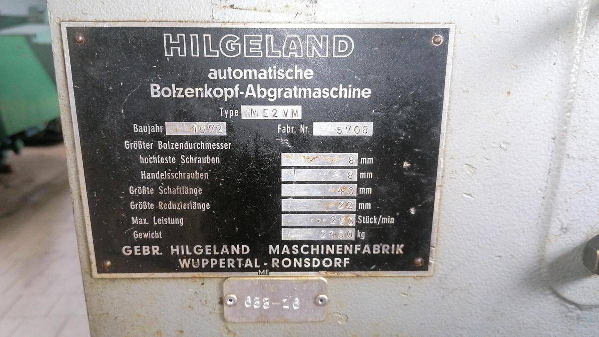 Used 1972 HILGELAND ME 2V VM