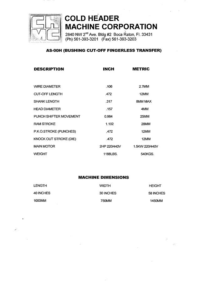 Gebraucht 2001 ITECH-ASAHI AS-00H