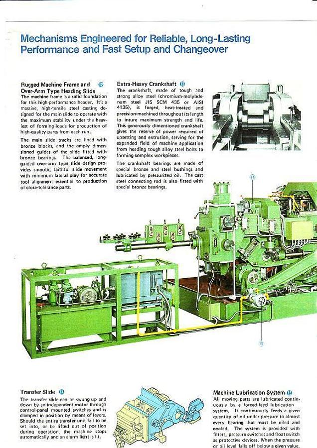 Gebraucht ASAHI OKUMA BF-1310-3 – 3 Matrizen / 3-Stufen Mehrstufenpresse (Progressive Header)