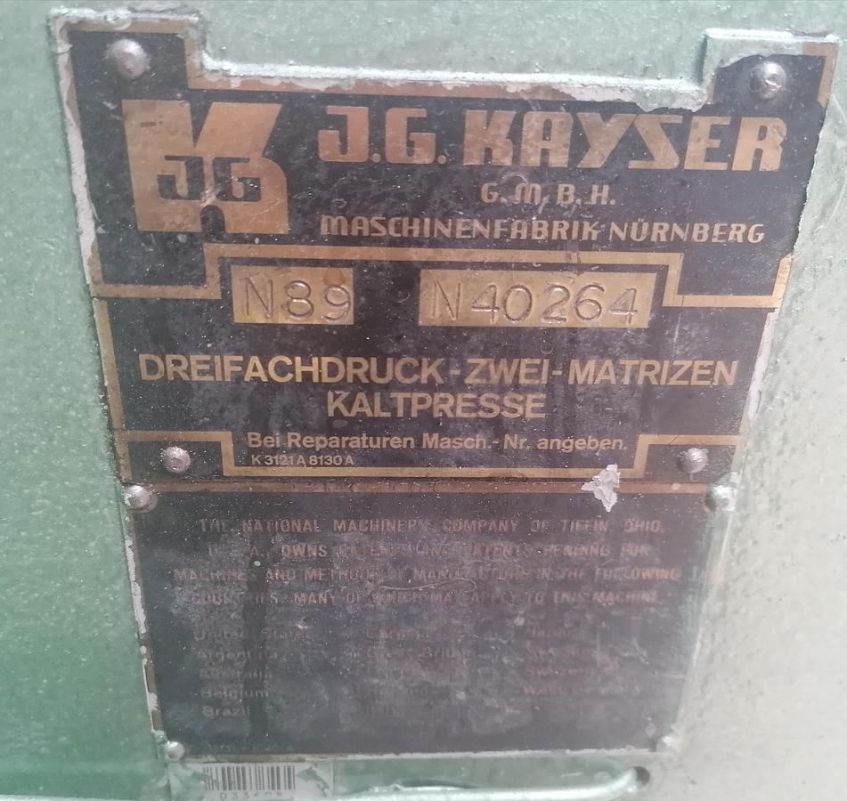 Gebraucht NATIONAL 89 – 2 Matrizen / 3-Schlag Mehrstufenpresse (Cold Header)
