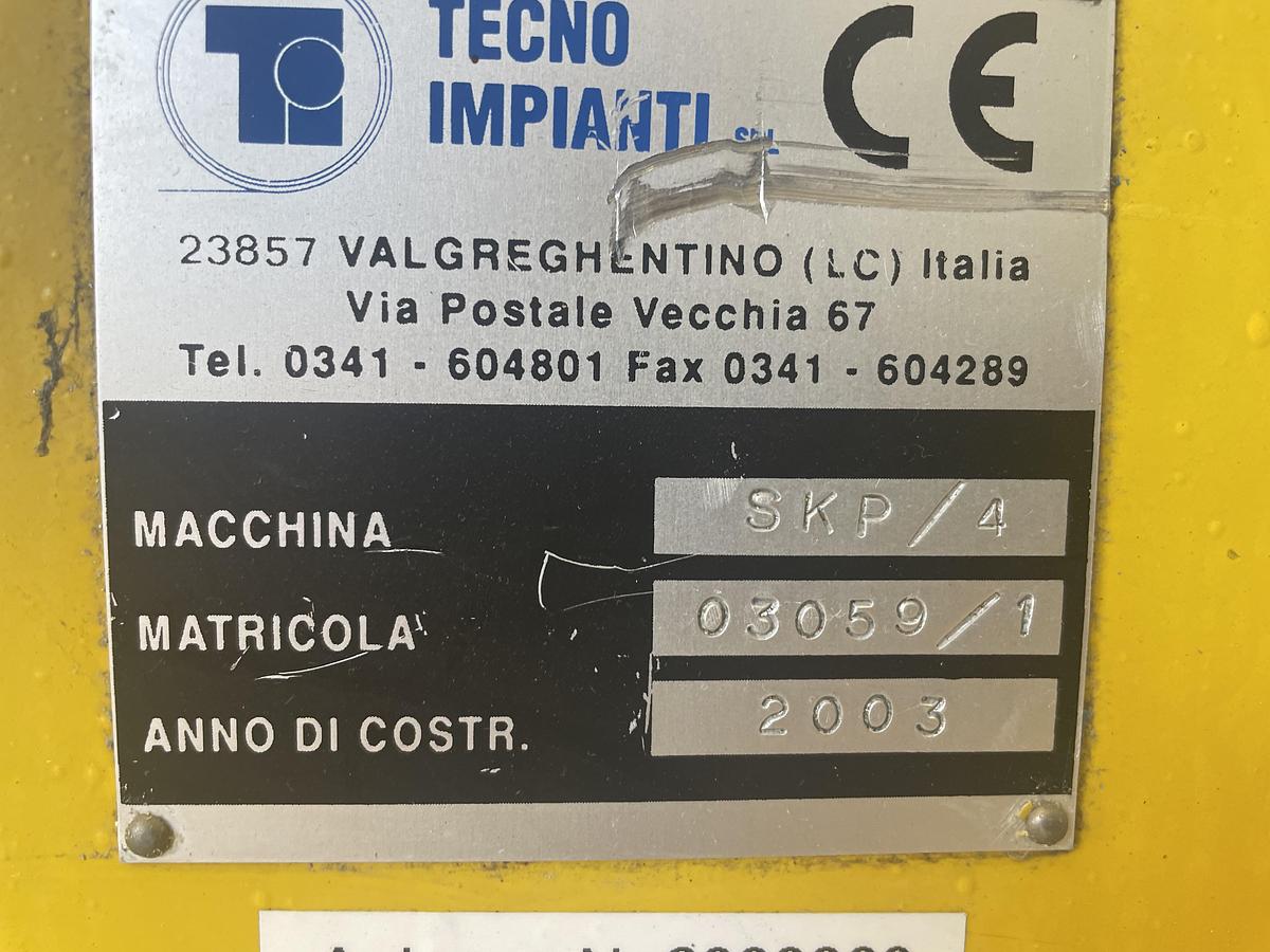 Used 2003 Tecno Impianti SKP 4