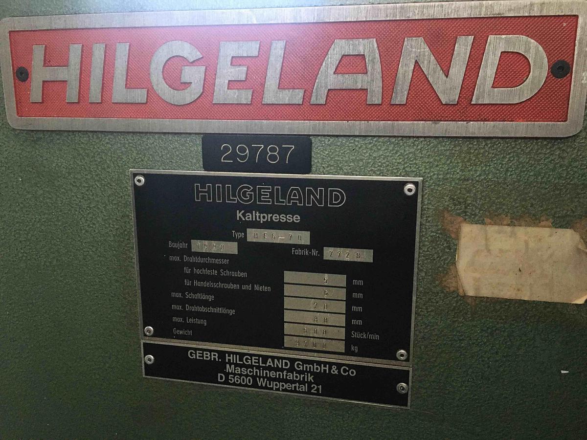 Used 1990 HILGELAND HE6-70