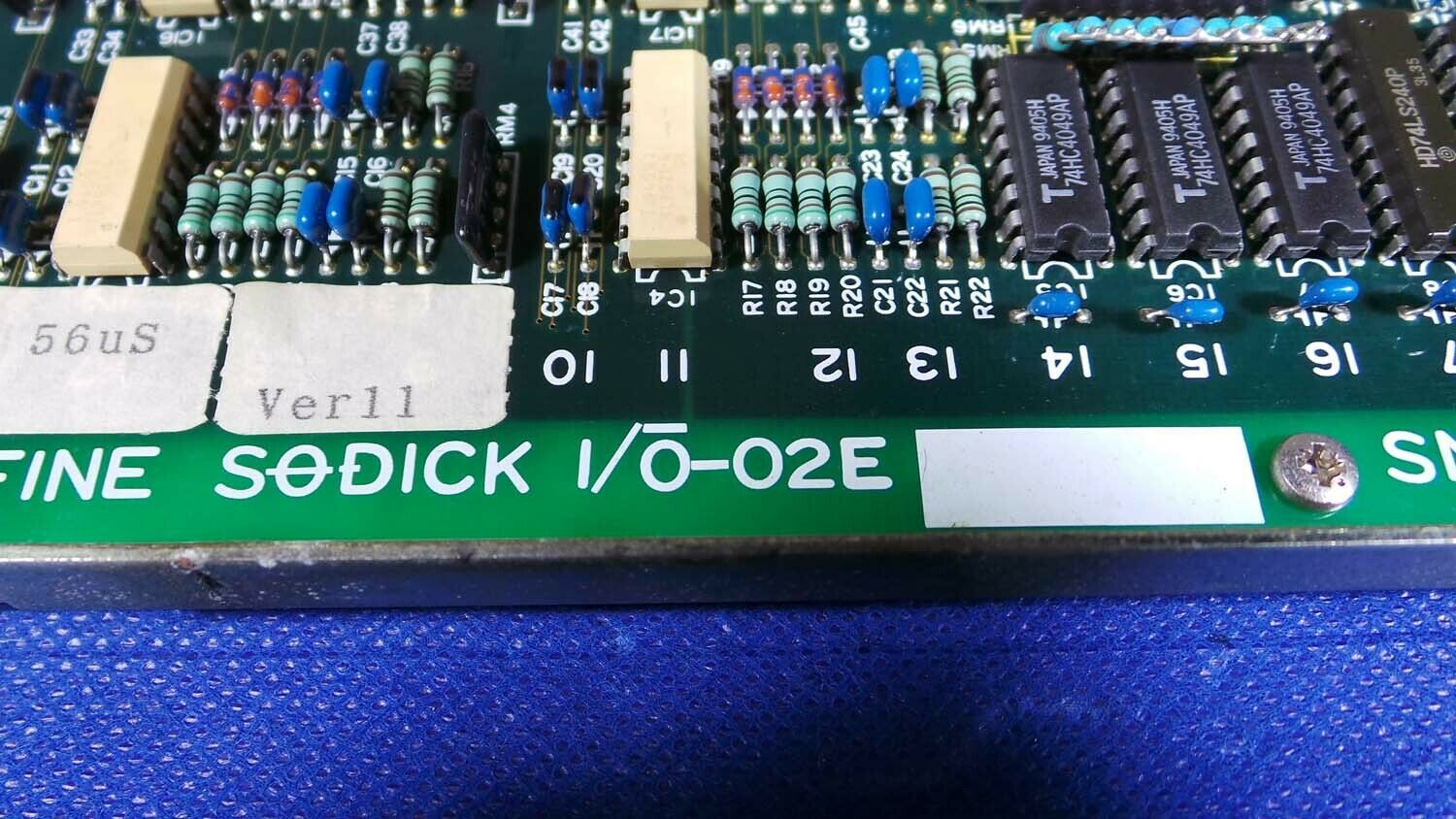 Used Fine Sodick i/o-o2E Board,