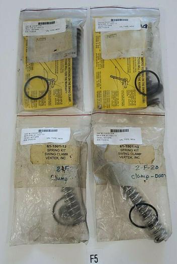 *NEW* LOT OF 4 VEKTEK 61-1501-13 SPRING KITS *SOME MISSING PARTS* + WARRANTY!