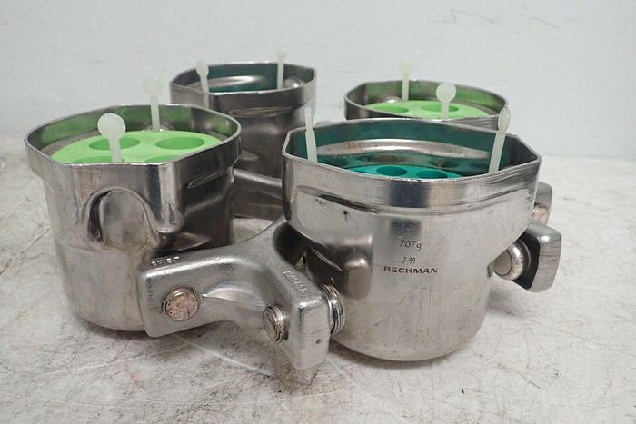 Used Beckman GH 3.7 7-99 3750 RPM Centrifuge Rotor with (4) Swing Buckets