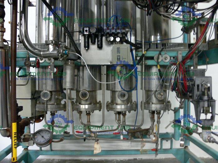 Used FINN-AQUA 300 H 4 Multiple Effect Water Still Skid w/ Heat Exchanger WFI Skid