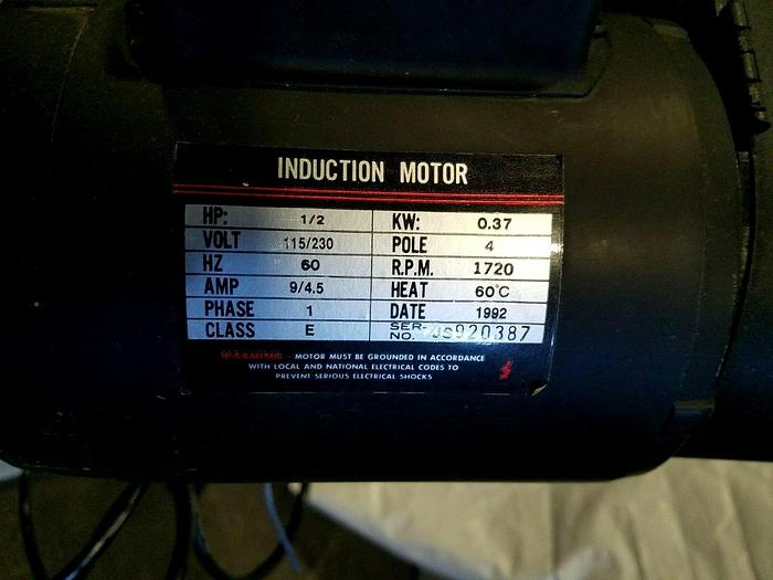 Used MSC 4-1/2" x 6" Metal Cutting Bandsaw compact 110V 1/2 HP