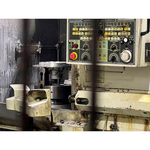 Used HWACHEON 2SP-V5 VERTICAL TURNING LATHE