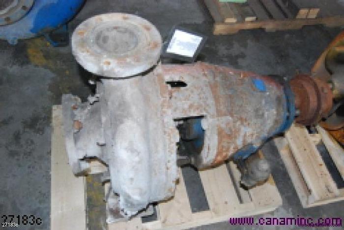 Used Goulds 3175 Goulds 3175, 4X6X18, 16" Impeller Diameter, Stainless Steel Impeller, Stainless Steel Casing,  Stainless Steel Stuffing Box, Stainless Steel Suction Side Plate, Packing. #27183