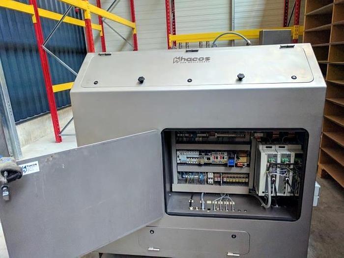 Used Hacos Depositor for chocolate or cream centres