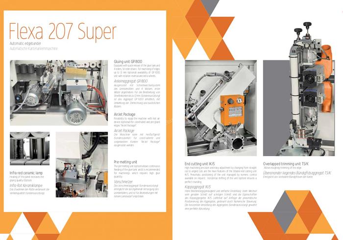 Used Casadei Flexa 207 & 307 Edgebanders