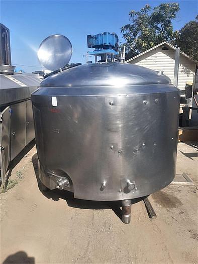 Used 600 GALLON ST. REGIS MIX TANK - S/S - JACKETED