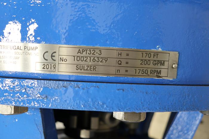 Used Sulzer APP32-80/APT32-3 Stainless Steel Pump #44030