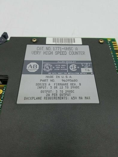 Used Allen Bradley 1771-VHSC/A Very High Speed Counter