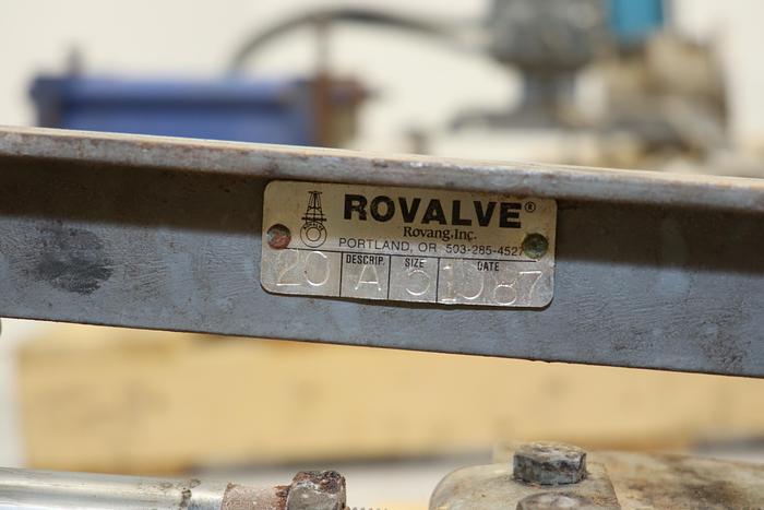 Used Rovalve 5" Air Operated Knife Gate Valve #44181