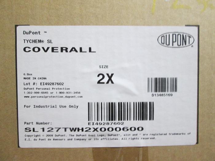 Dupont Tychem Personal Protection Coveralls (PPE)