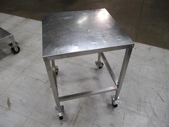 Used Table; Stainless Steel; 24"x 24"