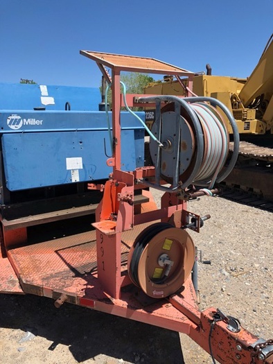 HB18252 compressor welder trailer