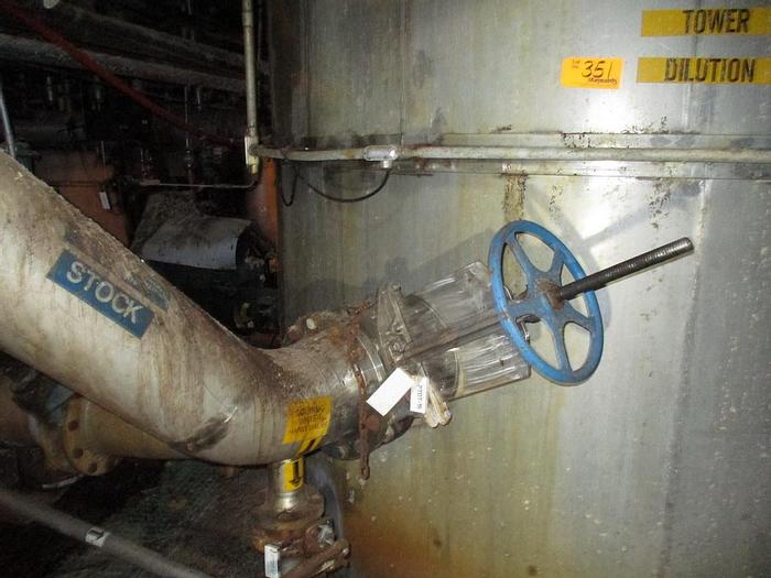 Used TANK S/S 10 'DIA X 12' HIGH VERTICAL TANK