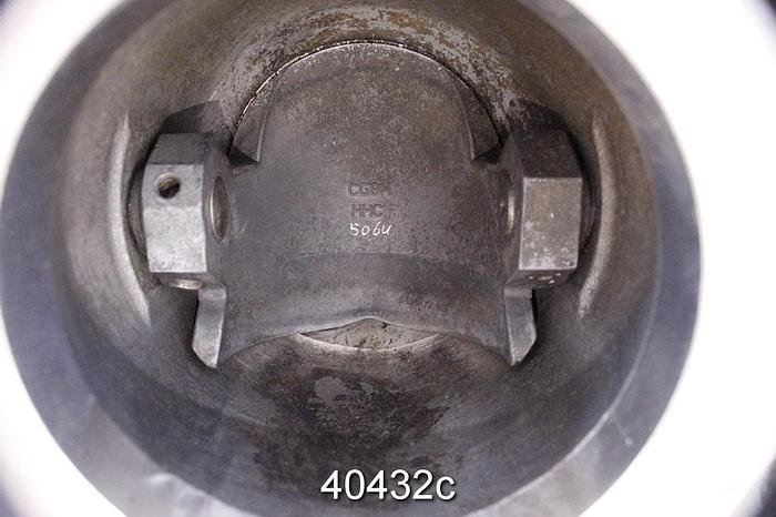 Used Fisher V150 6" Vee Ball Control Valve, Stainless Steel #40432