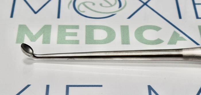 Used V Mueller NL6760-008 9" SIZE 5 Bruns Straight Curette Orthopedic