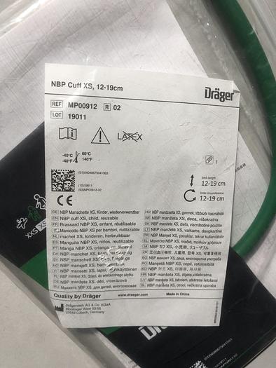 Gebraucht Dräger-Blutdruckmanschetten-12-19cm