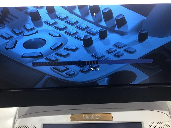 Used GE Vivid E9 Ultraschallsystem mit 2x Sonden , Sony Drucker, DVD Recorder, EKG Kabel