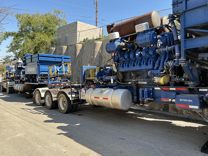 Used MTU Frac Pump Trailer