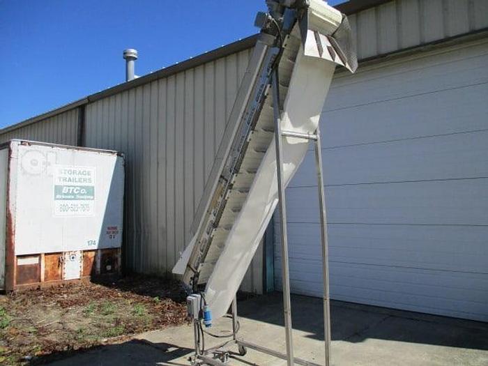 Used Eagle Incline Conveyor; 18"W x 9'L