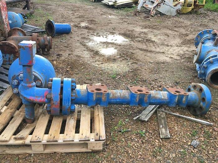 Used Pulsation Dampener with Triple Discharge Manifold
