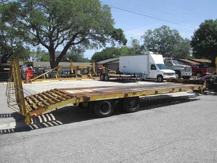 Used 20 Ton Tag-a-Long Equipment Trailer