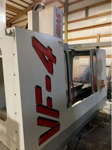 Used Haas VF-4 CNC Vertical Machining Center 4 axis ready