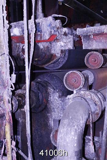 Used Manchester Plain Press 112" Face, 18" Diameter #41006