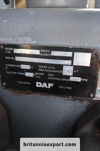 Used 1989 DAF 2500 Turbo Intercooling tipper