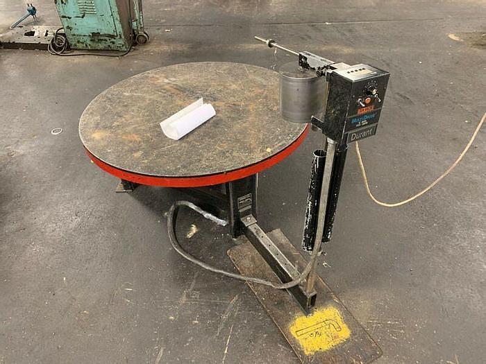 Used Durant 5025 48 Pallet Decoiler W/DC Motor Speed Control 48” 220V