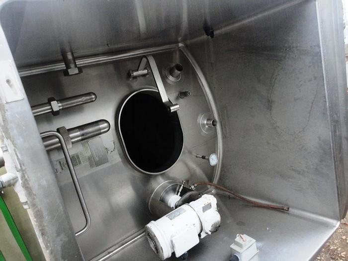 Used Tank, 3,000 Gallon, S/st, 77" x 12', Jkt, Agit, Dairy, #S741640